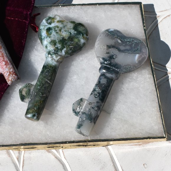 Moss Agate Portal Key - Picture 3 of 5